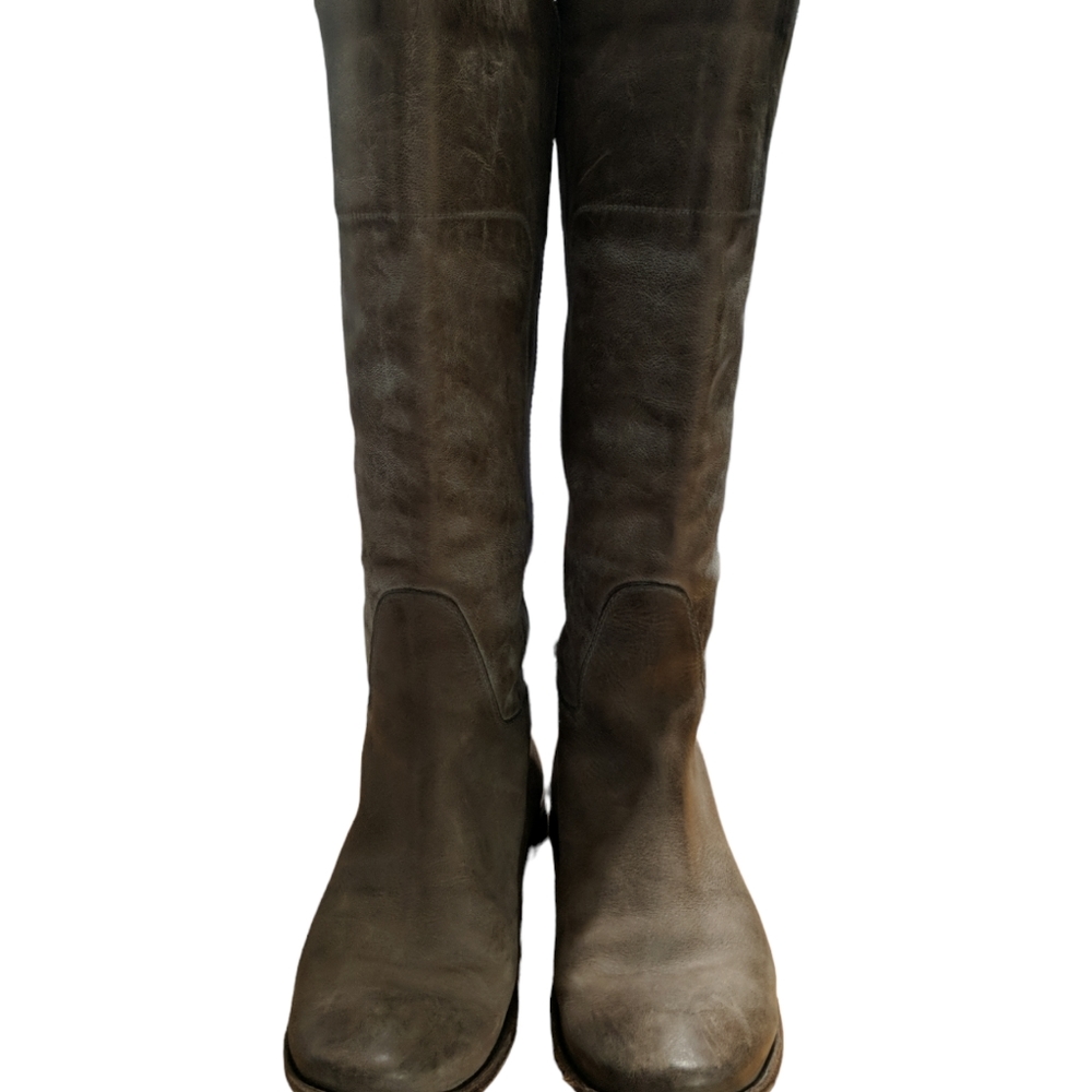 Frye Paige Grey Women's Riding Boots 8.5